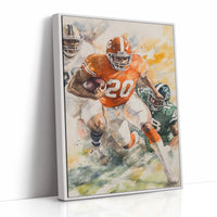 AL0094 - Premium Art Print - White Framed Canvas image 1