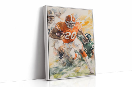 AL0094 - Premium Art Print - White Framed Canvas image 1