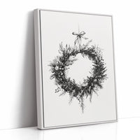 AL0095 - Premium Art Print - White Framed Canvas image 1
