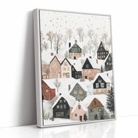 AL0098 - Premium Art Print - White Framed Canvas image 1