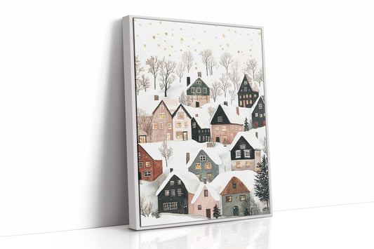 AL0098 - Premium Art Print - White Framed Canvas image 1
