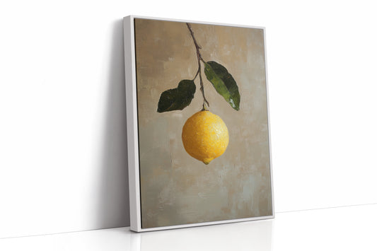 AL0099 - Premium Art Print - White Framed Canvas image 1