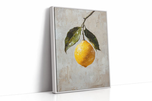 AL0100 - Premium Art Print - White Framed Canvas image 1
