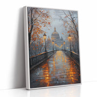 AL0101 - Premium Art Print - White Framed Canvas image 1
