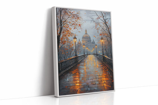 AL0101 - Premium Art Print - White Framed Canvas image 1