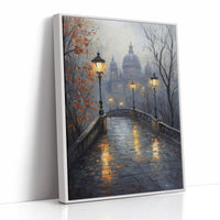 AL0102 - Premium Art Print - White Framed Canvas image 1