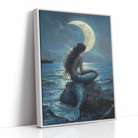 AL0104 - Premium Art Print - White Framed Canvas image 1