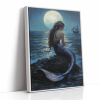 AL0105 - Premium Art Print - White Framed Canvas image 1