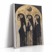 AL0106 - Premium Art Print - White Framed Canvas image 1