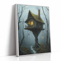 AL0107 - Premium Art Print - White Framed Canvas image 1