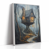 AL0108 - Premium Art Print - White Framed Canvas image 1