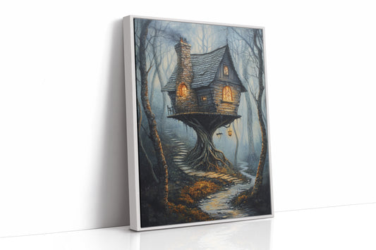 AL0108 - Premium Art Print - White Framed Canvas image 1