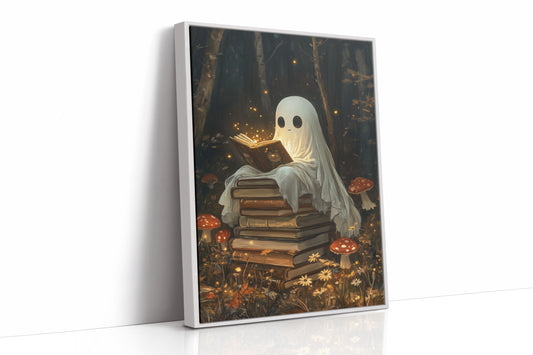 AL0109 - Premium Art Print - White Framed Canvas image 1