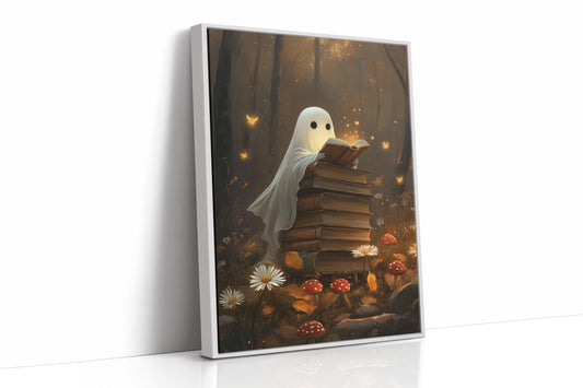 AL0110 - Premium Art Print - White Framed Canvas image 1