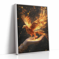 AL0111 - Premium Art Print - White Framed Canvas image 1
