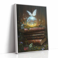 AL0116 - Premium Art Print - White Framed Canvas image 1