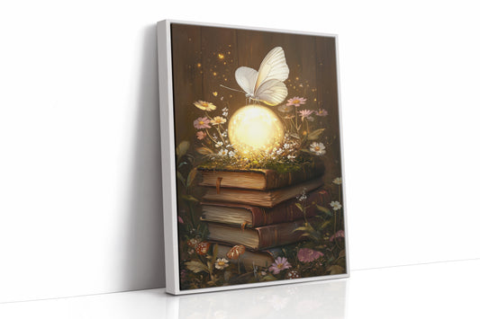 AL0117 - Premium Art Print - White Framed Canvas image 1