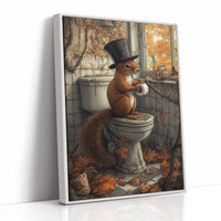 AL0118 - Premium Art Print - White Framed Canvas image 1