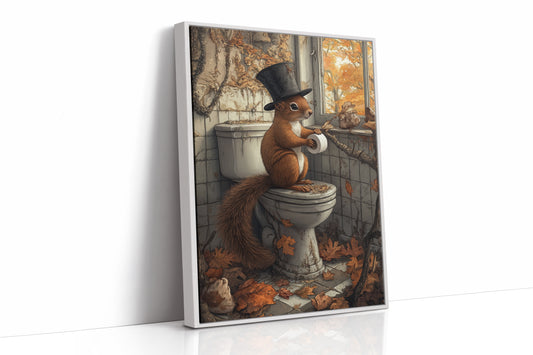 AL0118 - Premium Art Print - White Framed Canvas image 1