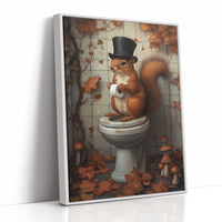 AL0119 - Premium Art Print - White Framed Canvas image 1
