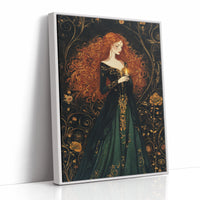 AL0120 - Premium Art Print - White Framed Canvas image 1