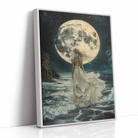 AL0121 - Premium Art Print - White Framed Canvas image 1