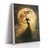 AL0123 - Premium Art Print - White Framed Canvas image 1
