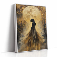 AL0124 - Premium Art Print - White Framed Canvas image 1