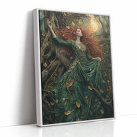 AL0126 - Premium Art Print - White Framed Canvas image 1