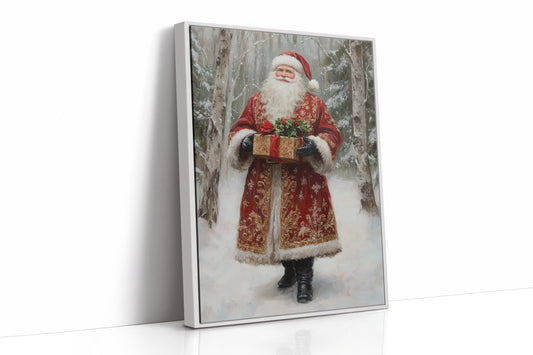 AL0129 - Premium Art Print - White Framed Canvas image 1