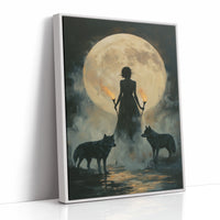 AL0131 - Premium Art Print - White Framed Canvas image 1