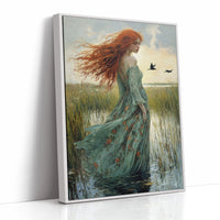 AL0133 - Premium Art Print - White Framed Canvas image 1