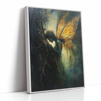 AL0139 - Premium Art Print - White Framed Canvas image 1