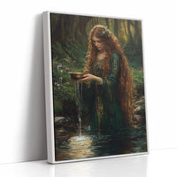 AL0141 - Premium Art Print - White Framed Canvas image 1