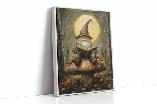 AL0142 - Premium Art Print - White Framed Canvas image 1