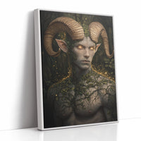 AL0143 - Premium Art Print - White Framed Canvas image 1