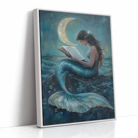 AL0144 - Premium Art Print - White Framed Canvas image 1