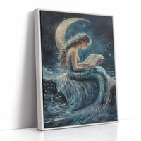 AL0145 - Premium Art Print - White Framed Canvas image 1