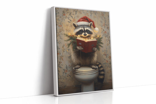 AL0146 - Premium Art Print - White Framed Canvas image 1