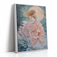 AL0147 - Premium Art Print - White Framed Canvas image 1