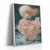 AL0148 - Premium Art Print - White Framed Canvas image 1