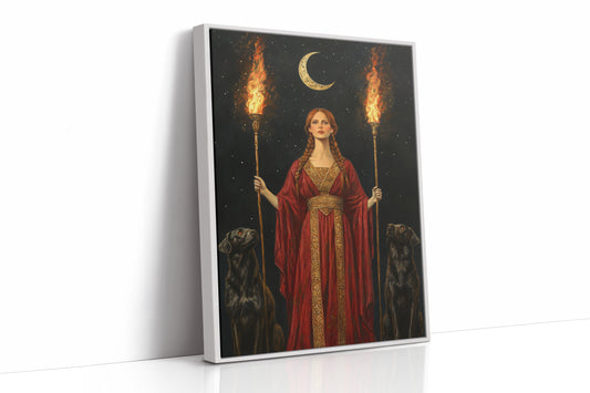 AL0150 - Premium Art Print - White Framed Canvas image 1