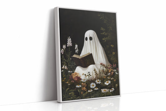 AL0151 - Premium Art Print - White Framed Canvas image 1