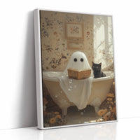 AL0152 - Premium Art Print - White Framed Canvas image 1