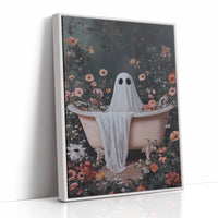 AL0153 - Premium Art Print - White Framed Canvas image 1