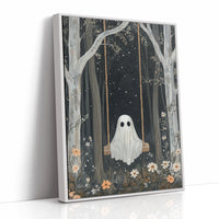 AL0154 - Premium Art Print - White Framed Canvas image 1