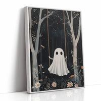 AL0155 - Premium Art Print - White Framed Canvas image 1