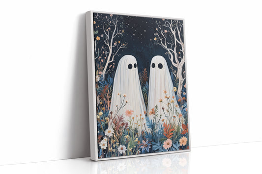 AL0157 - Premium Art Print - White Framed Canvas image 1