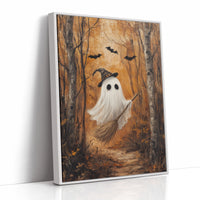 AL0158 - Premium Art Print - White Framed Canvas image 1