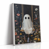 AL0159 - Premium Art Print - White Framed Canvas image 1
